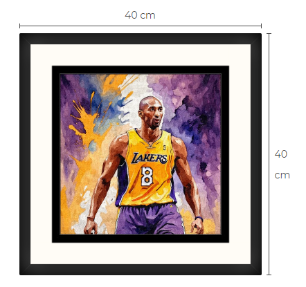 Kobe Bryant konsttavla Limited Edition 1 av 10 gjorda