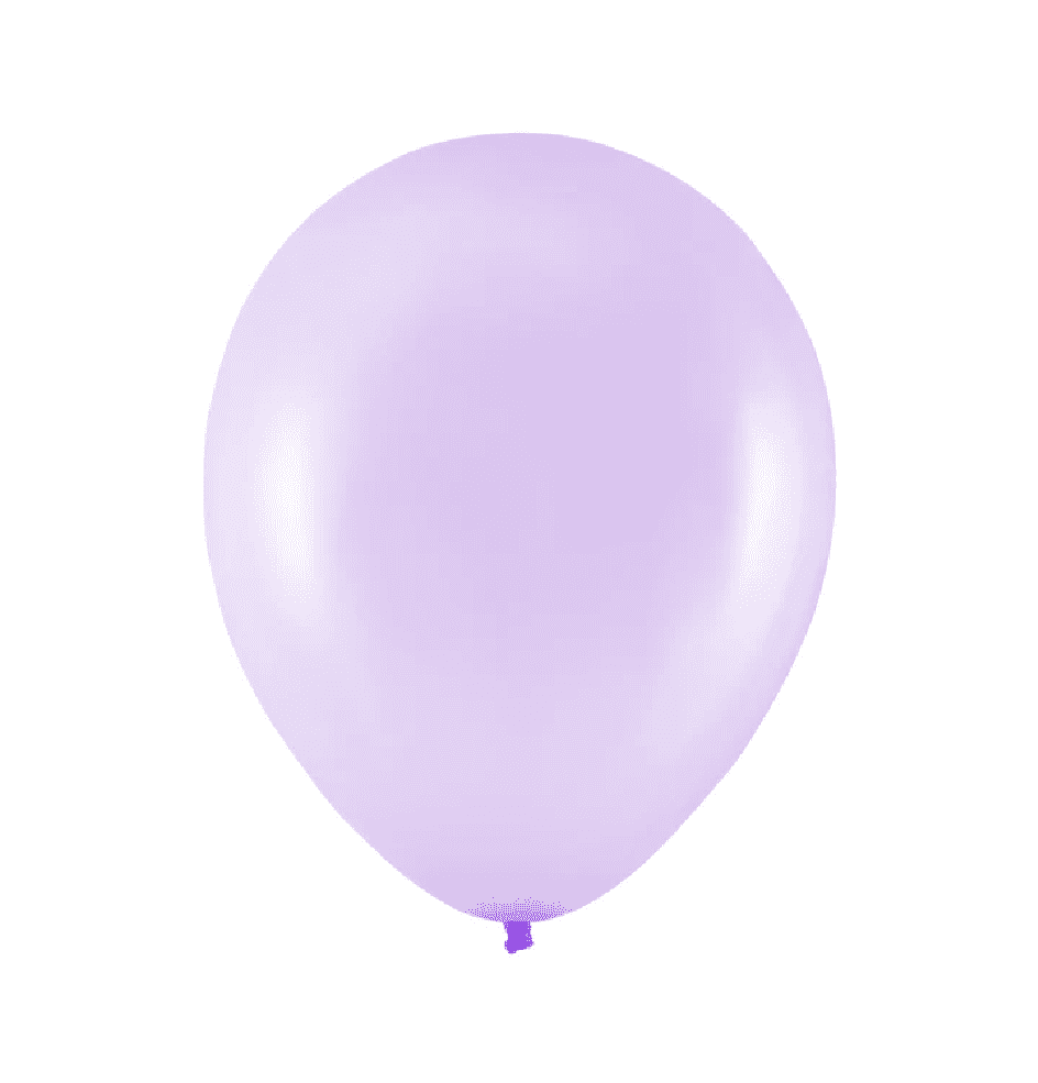 Šviesiai violetinis metalizuotas balionas 15cm