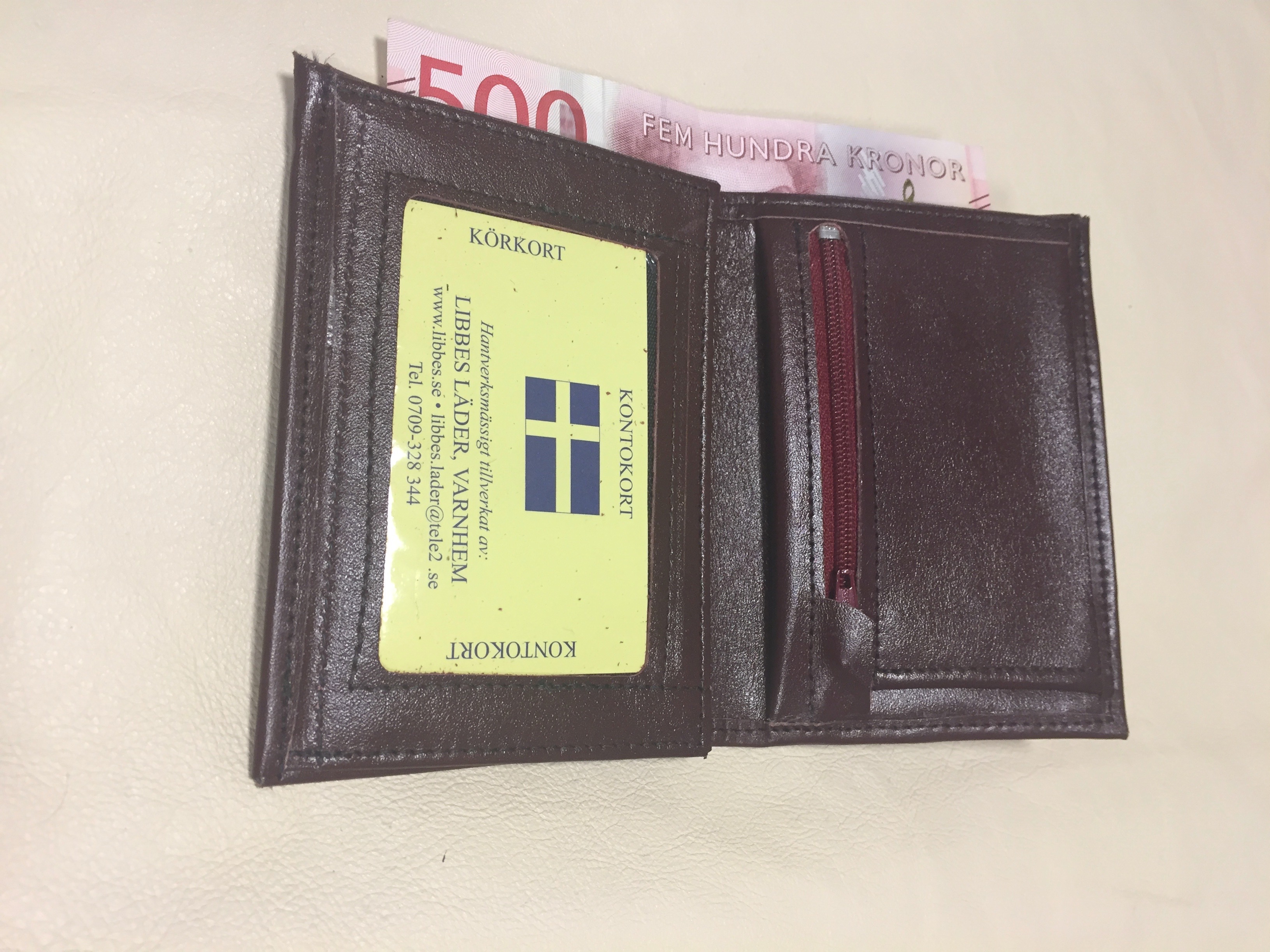 Art 329 Plånbok med myntfack