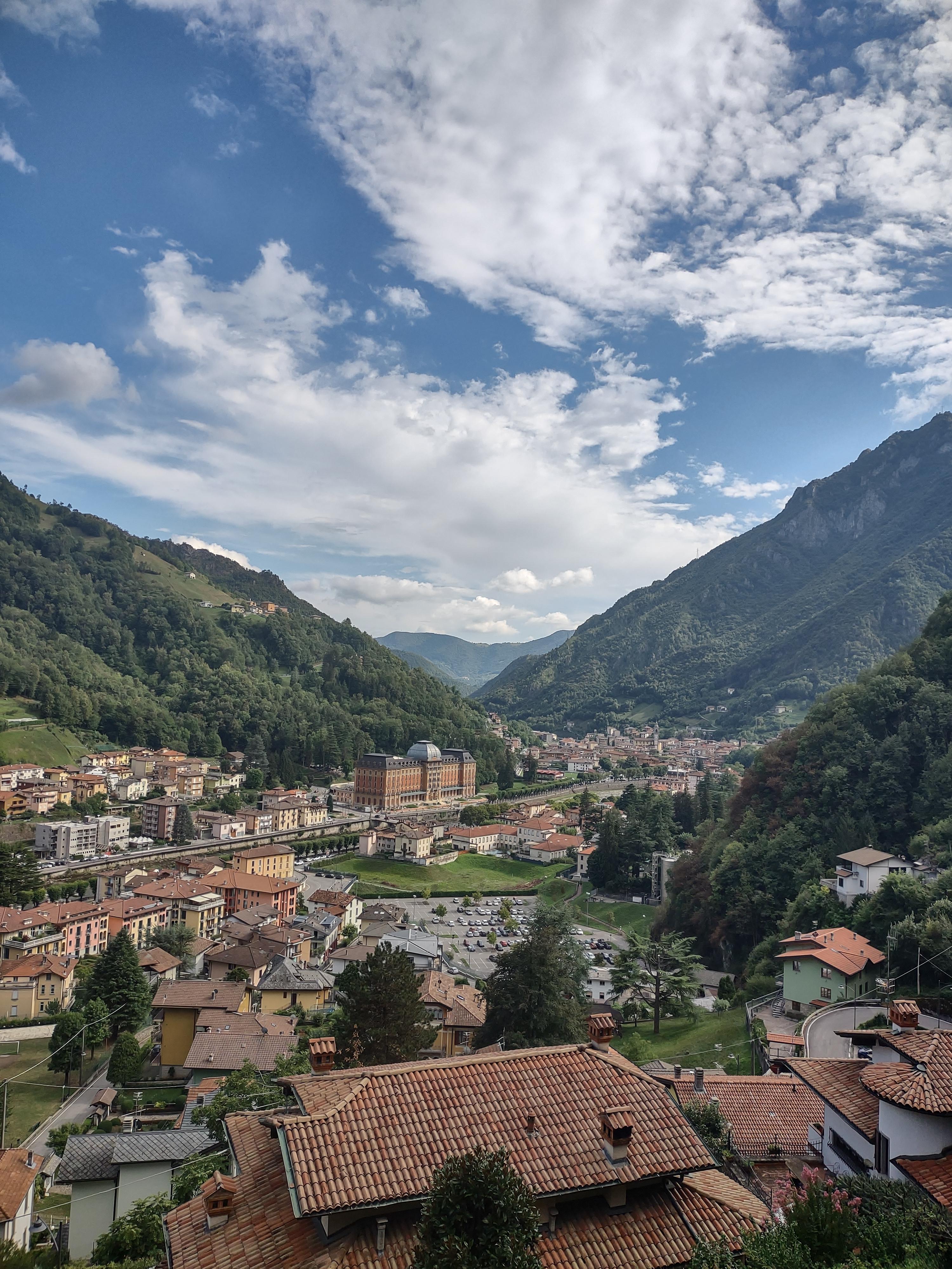 Utsikt över San pellegrino Terme