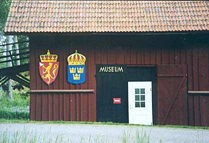 Norsk Veteranmuseums byggnad i Furudals Bruk