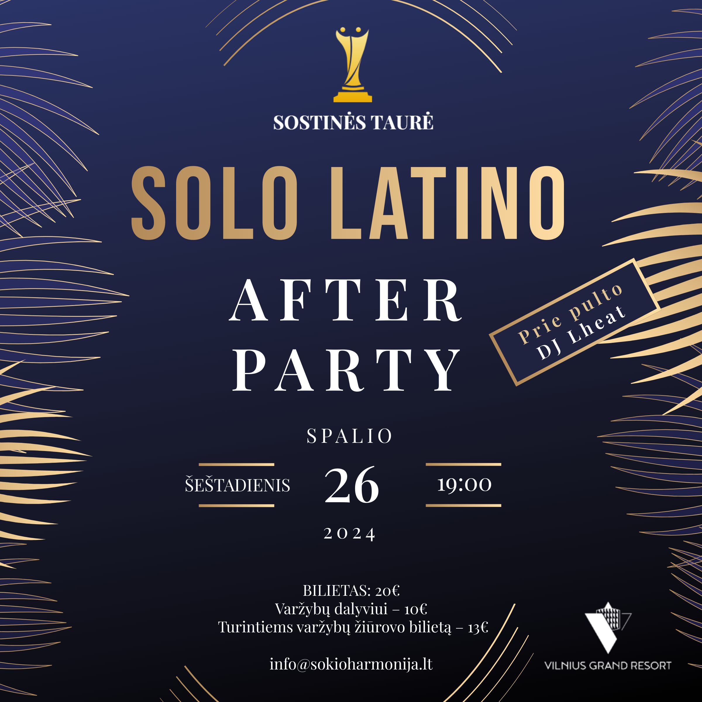 Solo latino after party