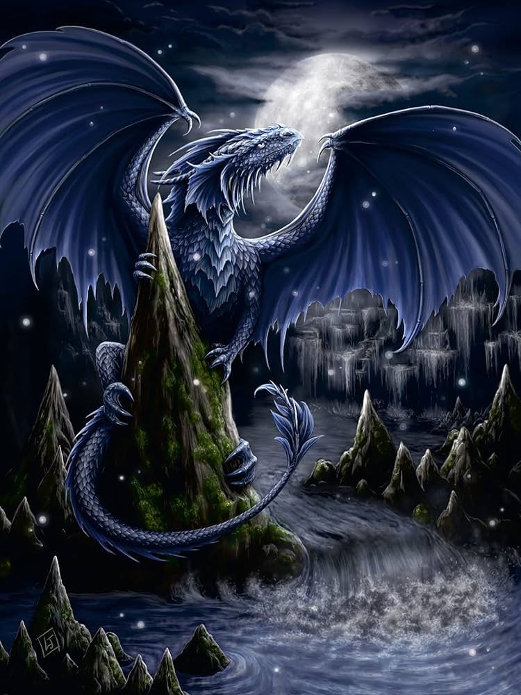 Ravensburger 1500 - The Dark Blue Dragon