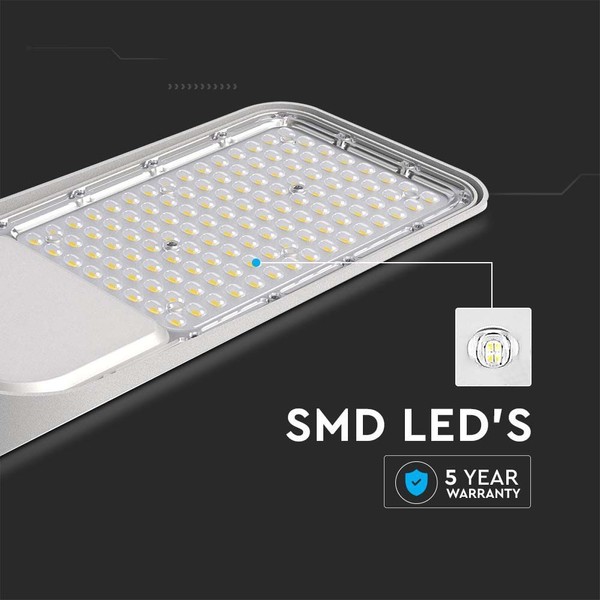 30W-50W LED gatvės šviestuvas su šviesos jutikliu 4000K