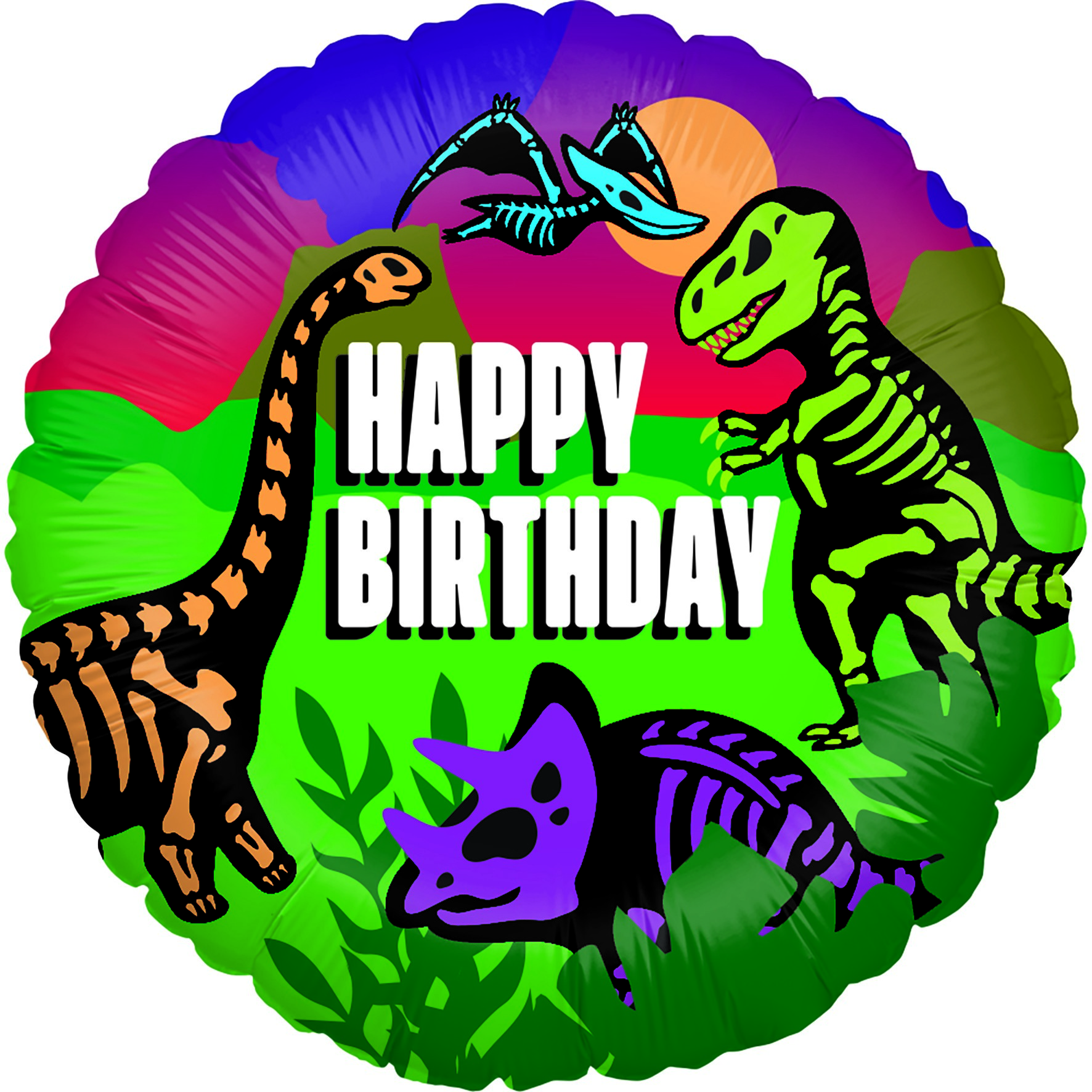 Dinozaurai happy birthday