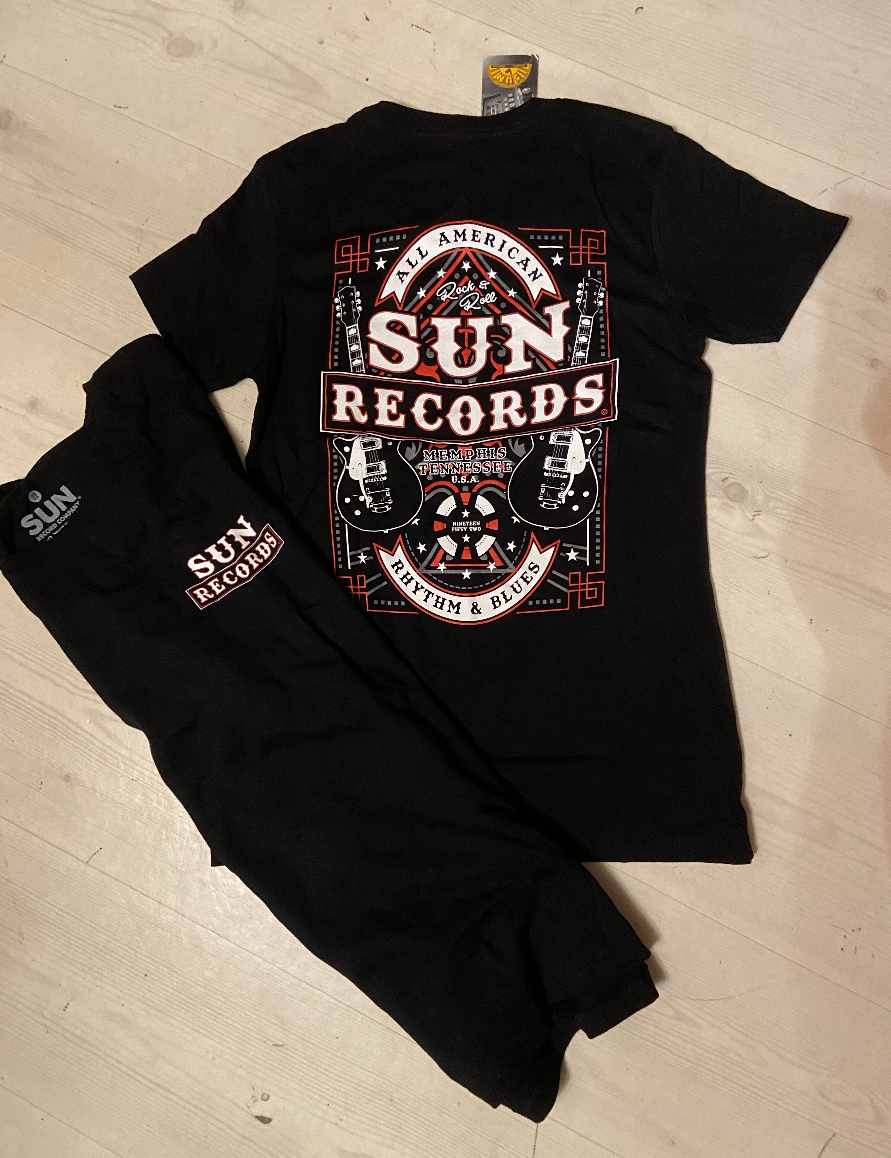 Steady  Sun Records t-shirt "All American  mens tee