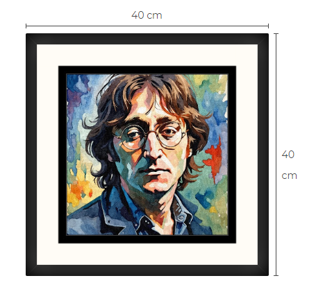 John Lennon konsttavla Limited Edition 1 av 10 gjorda
