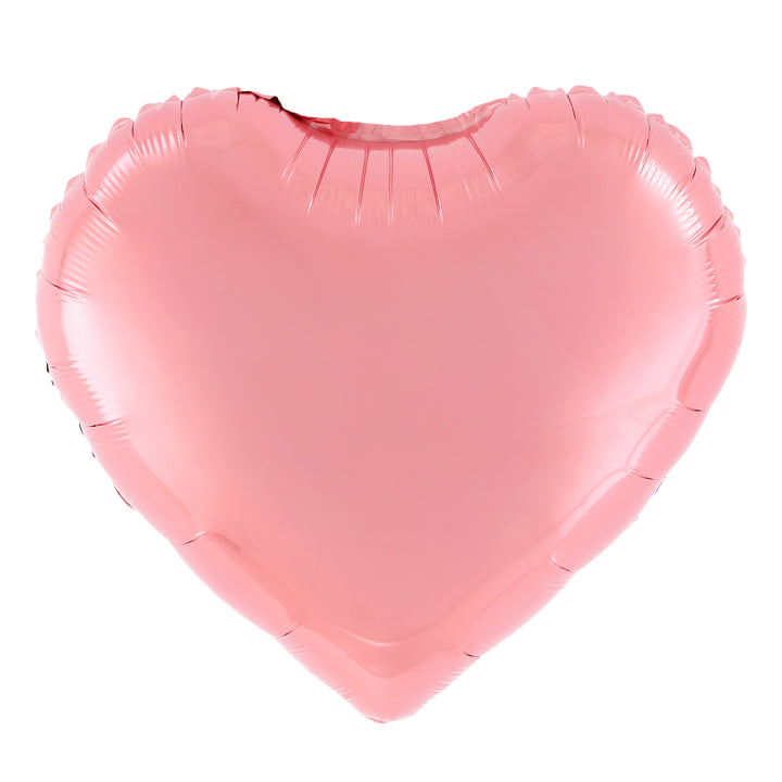 Rožinė širdelė folinis balionas
