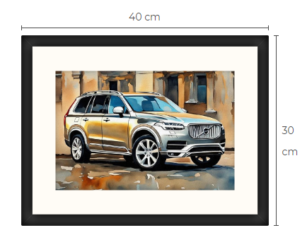 Volvo XC90 konsttavla