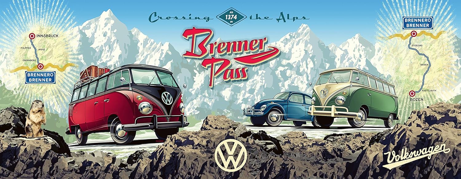 Ravensburger - Cross the Alpswuth VW