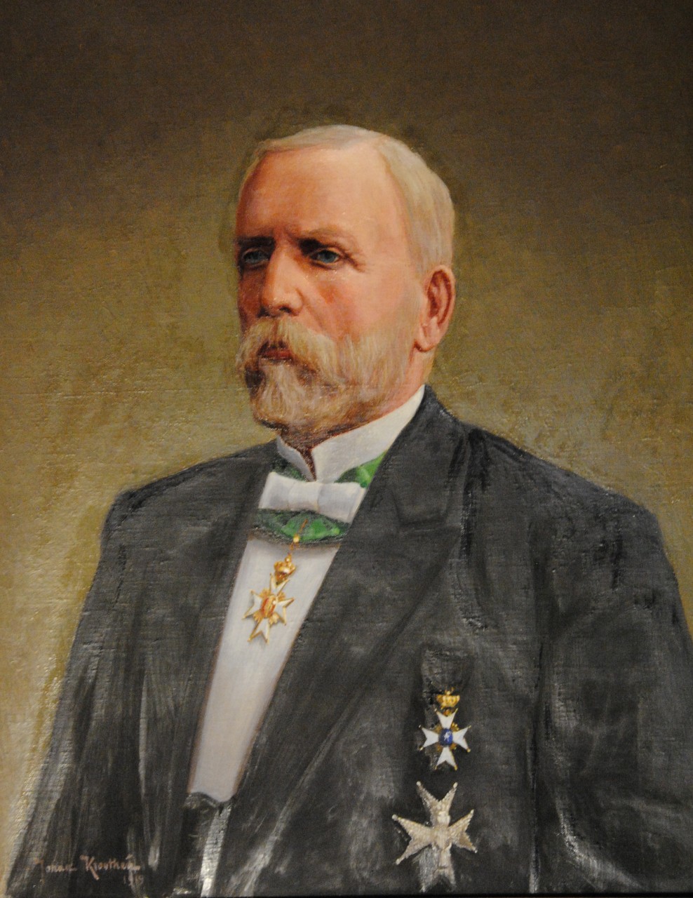 Porträtt av Niklas Foster 1919, Östgöta hypoteksförening