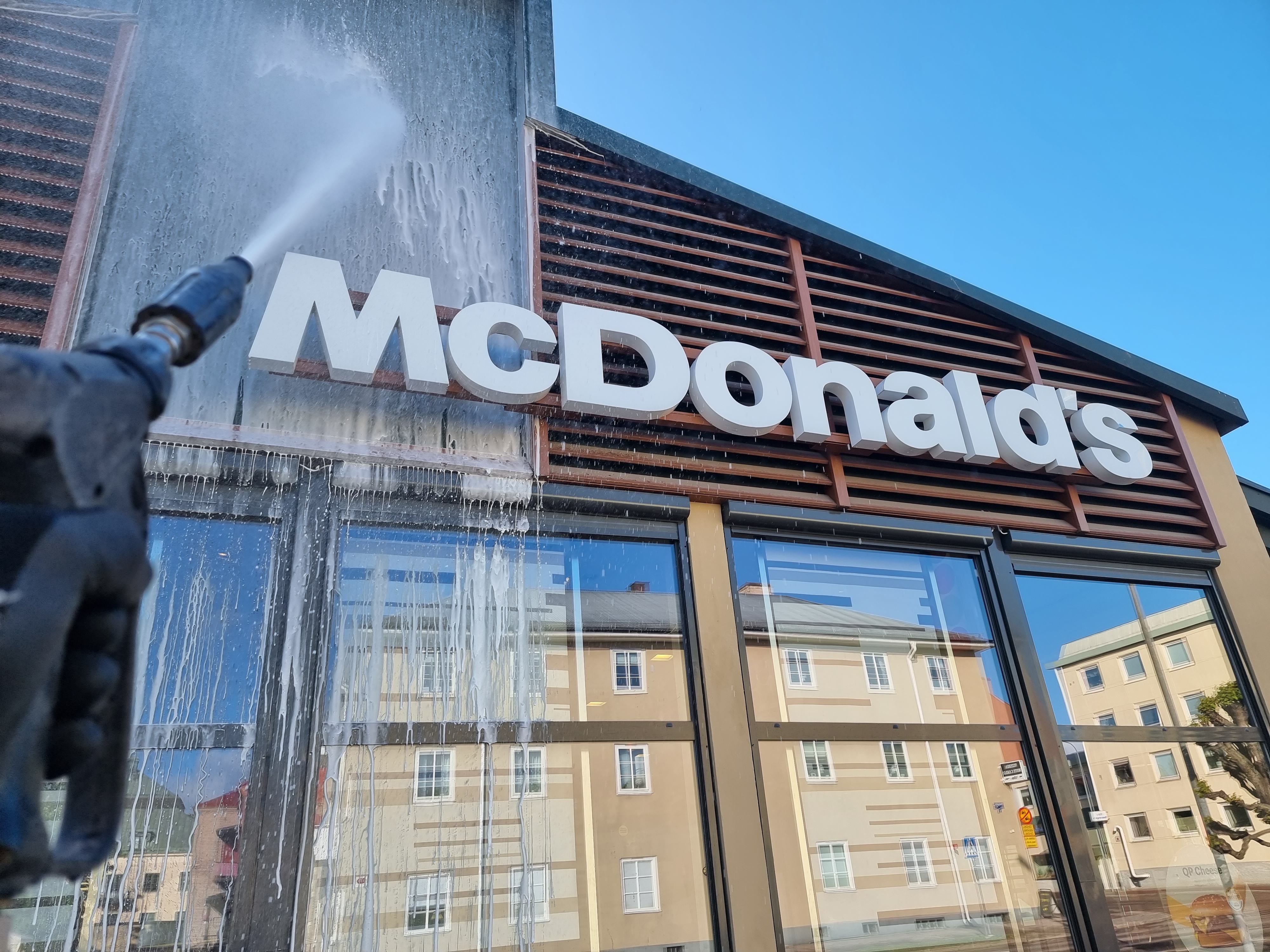 Fasadtvätt Mcdonalds