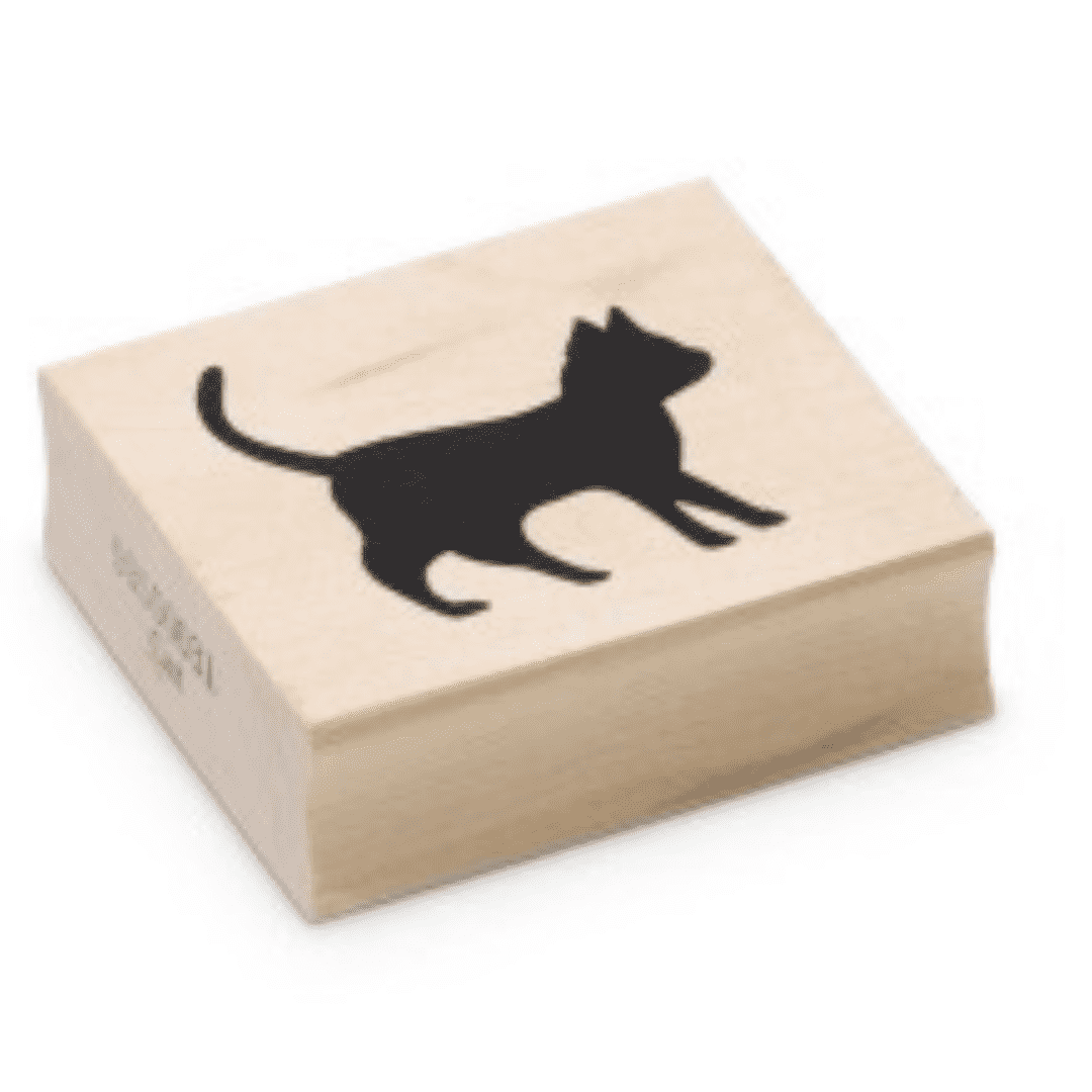 Encaustic Art - Stämpel - (031) Katt