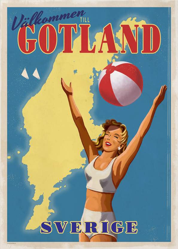 Poster Välkommen till Gotland