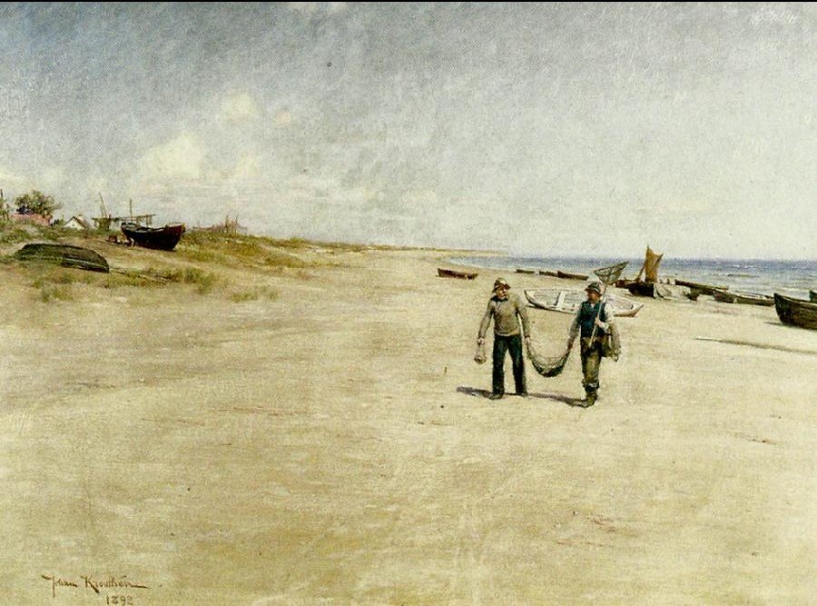 Skagens söderstrand 1892