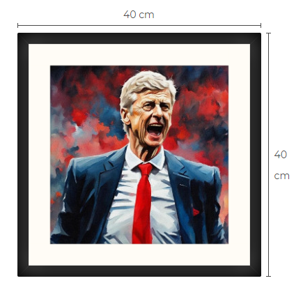 Arsene Wenger konsttavla 1 av 50 gjorda