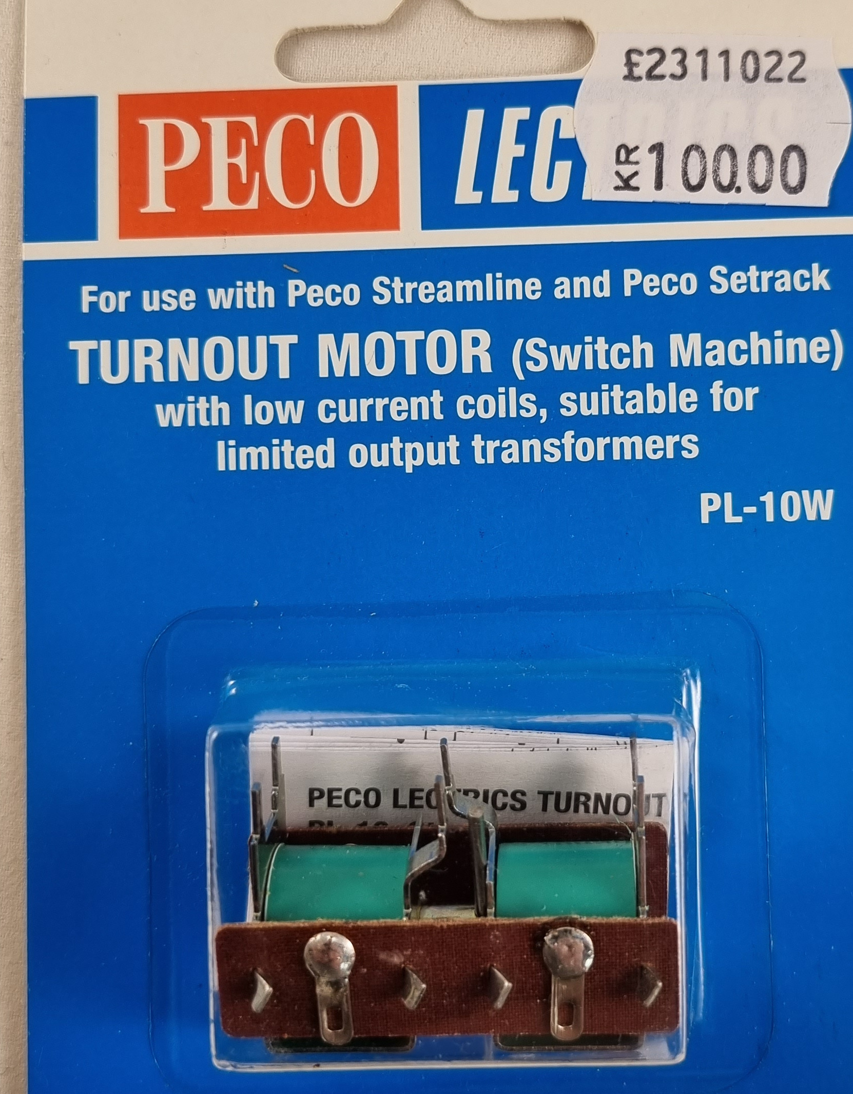 Peco PL-10W, Växelmotor