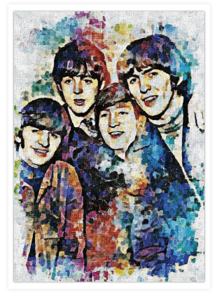 50 st. The Beatles konstposter storlek A4