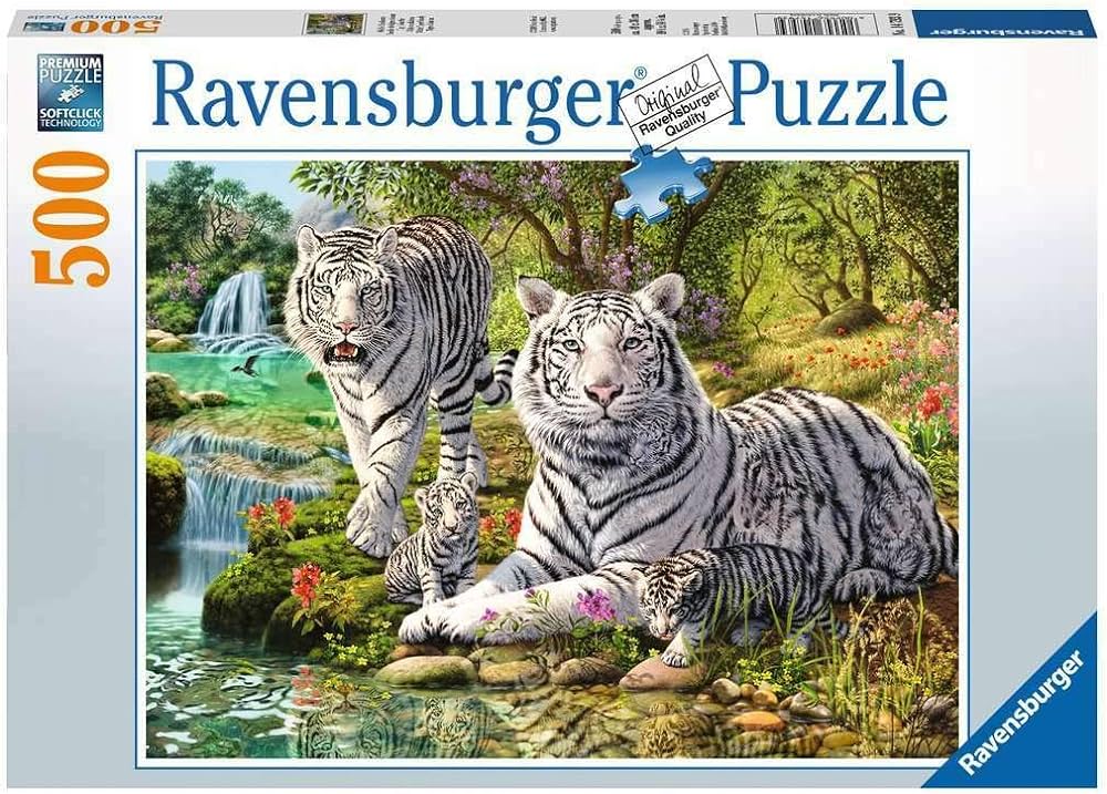 Ravensburger 500 - White Tiger Family