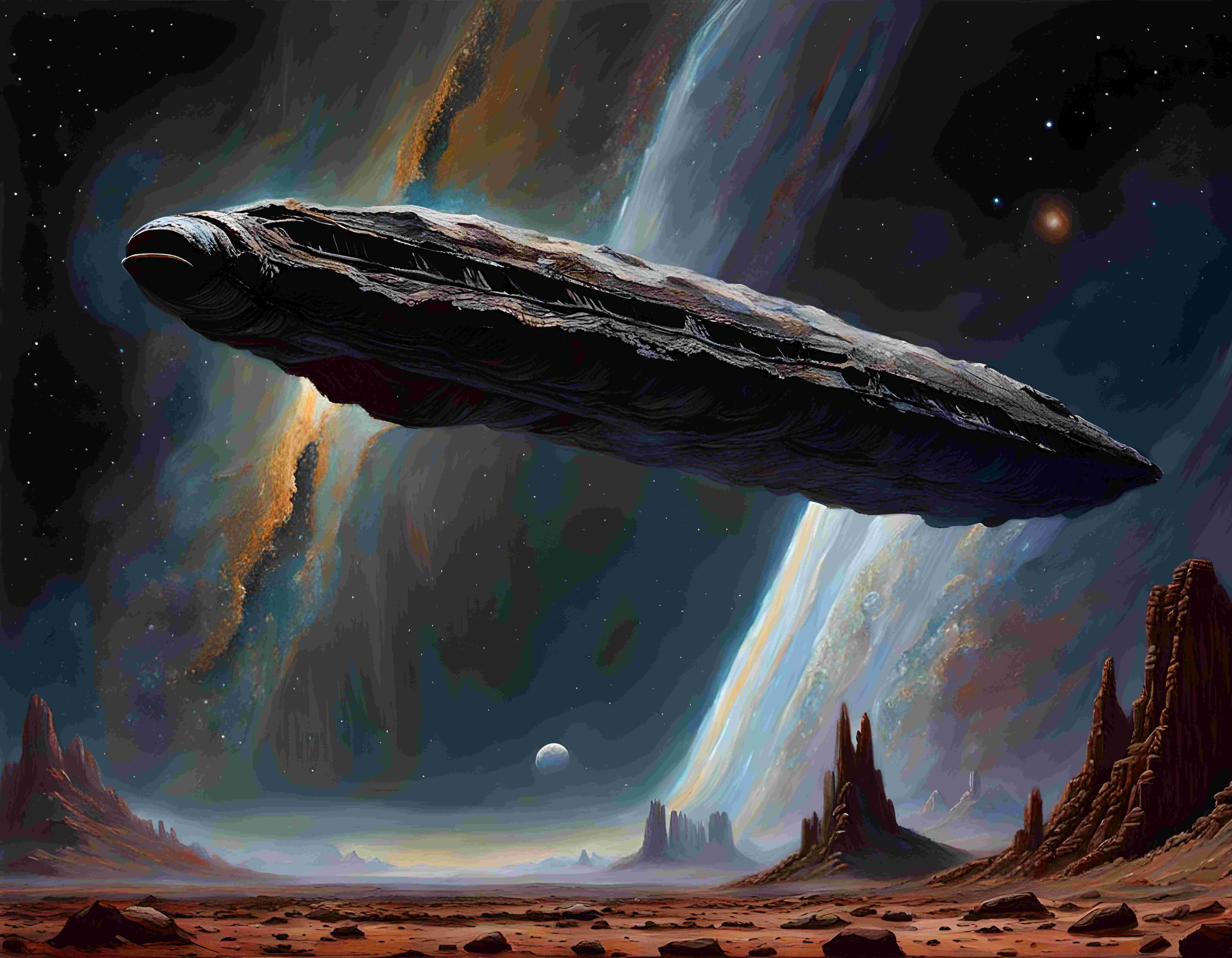 Oumuamua asteroid eller artificiellt objekt