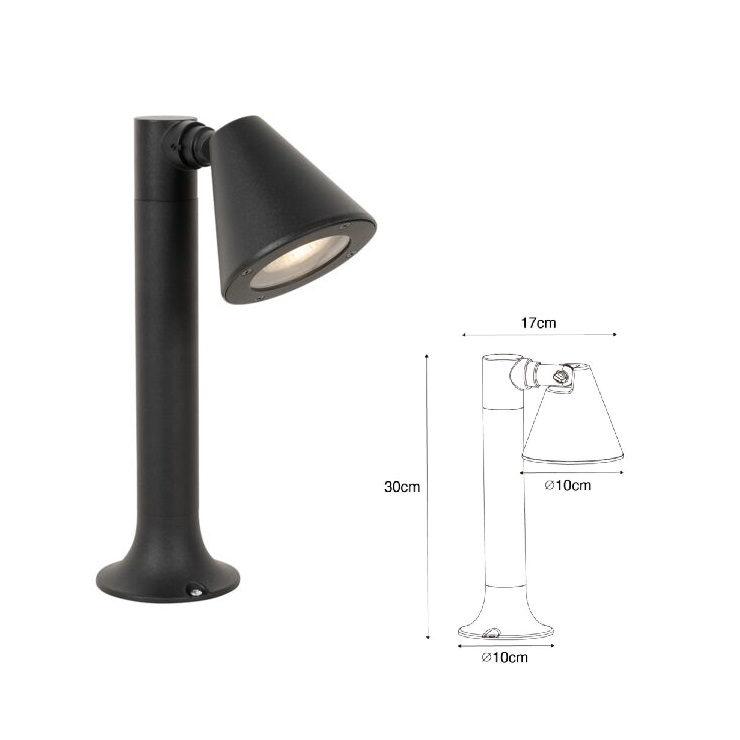 Modernių lauko šviestuvų kolekcija 30cm-60cm-100cm/GU10