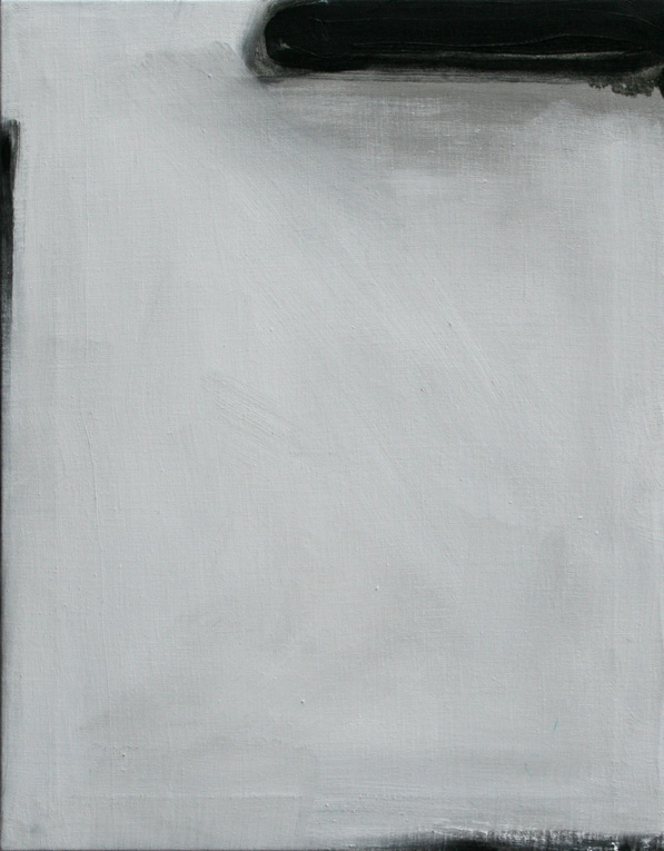LUUKKU | muste ja öljy kankaalle | ink and oil on canvas | 49 x 38 cm | 2019